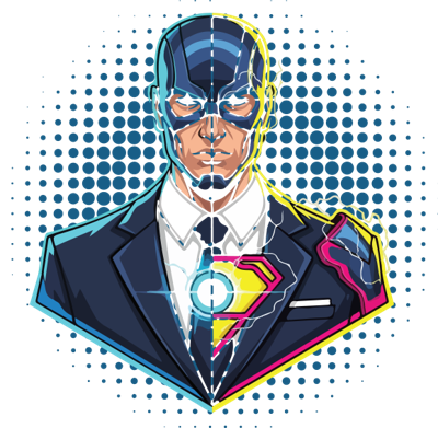 MetaMatch Corporate Identity illustration
